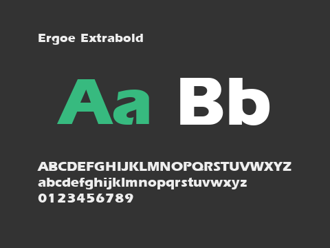 Ergoe Extrabold