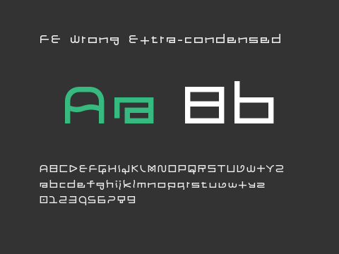 FE Wrong Extra-condensed