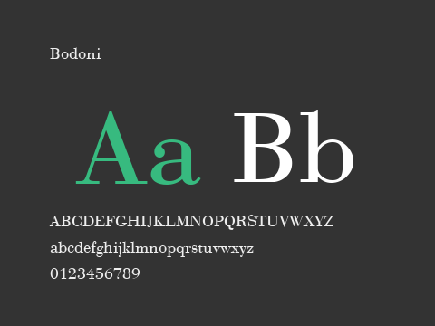 Bodoni