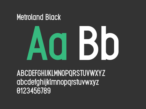 Metroland Black