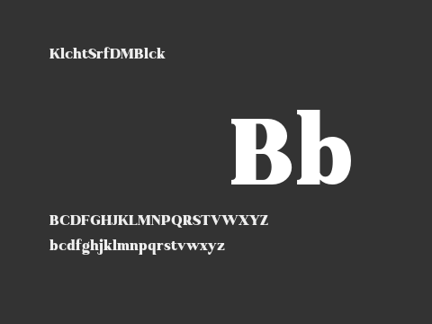 Kulachat Serif DEMO Black