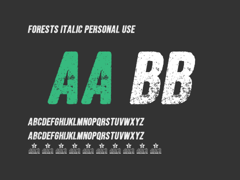 FORESTS ITALIC PERSONAL USE