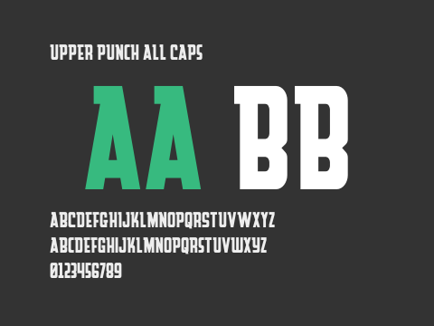 Upper Punch All Caps