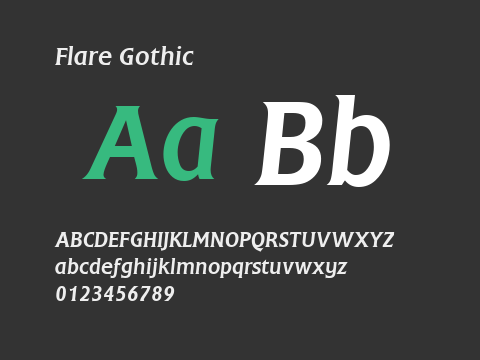 Flare Gothic