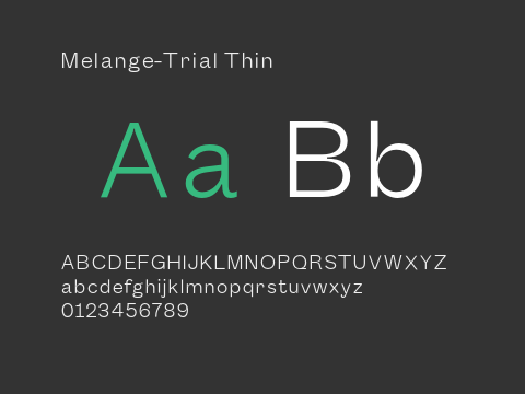 Melange-Trial Thin