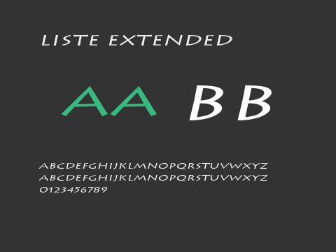 Liste Extended