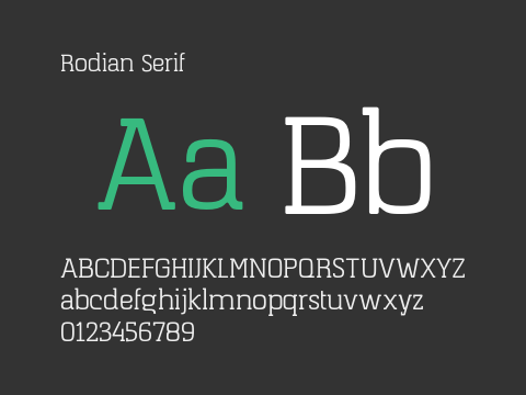 Rodian Serif