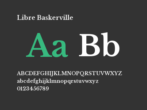 Libre Baskerville