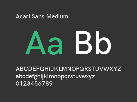 Acari Sans Medium