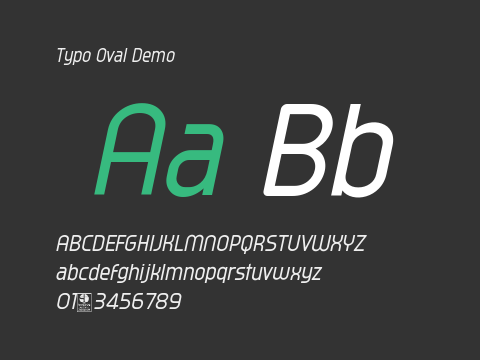 Typo Oval Demo