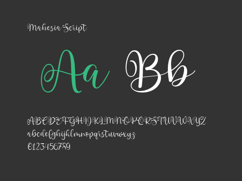 Mahesia Script