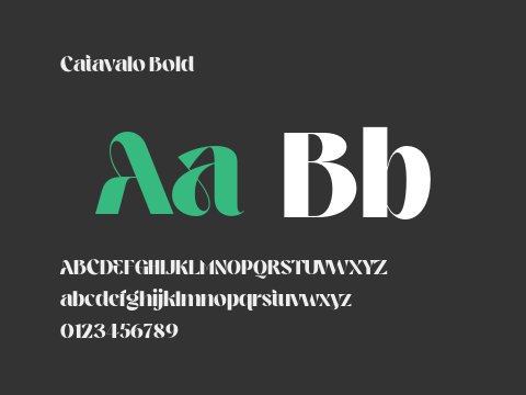 Catavalo Bold