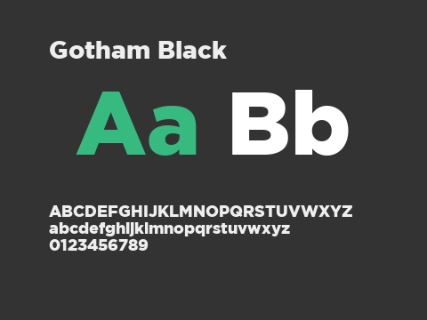 Gotham Black