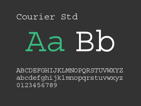 Courier Std