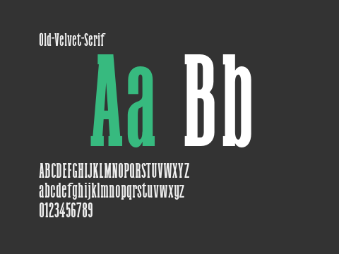 Old-Velvet-Serif