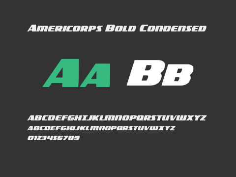 Americorps Bold Condensed