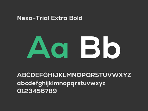 Nexa-Trial Extra Bold