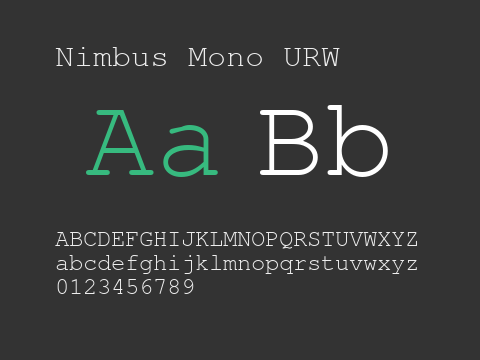 Nimbus Mono URW