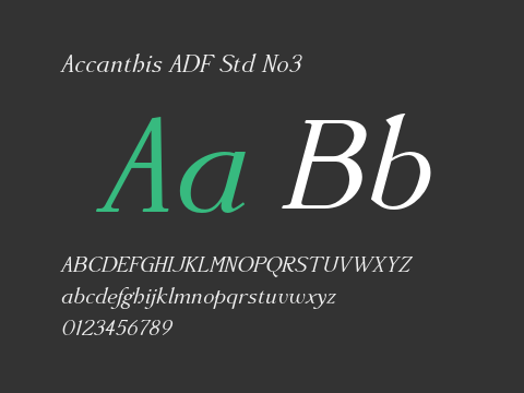 Accanthis ADF Std No3