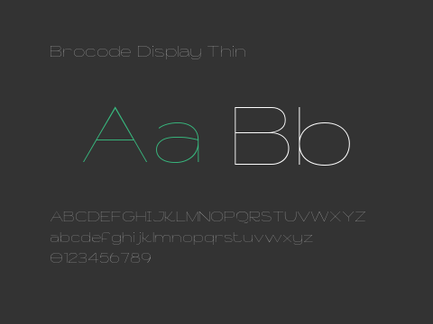 Brocode Display Thin