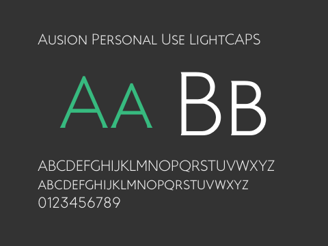 Ausion Personal Use LightCAPS