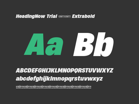 HeadingNow Trial 67 Extrabold