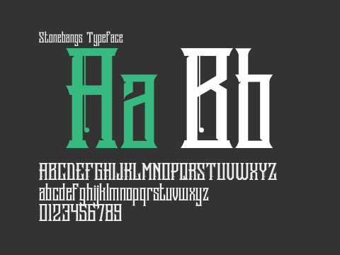 Stonebangs Typeface