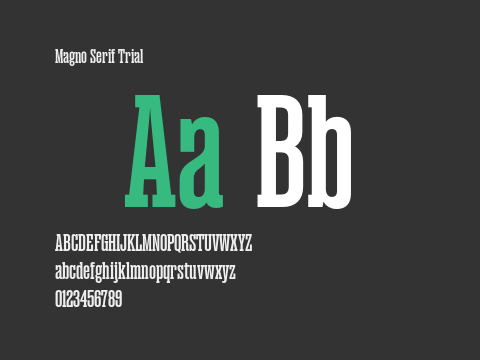 Magno Serif Trial