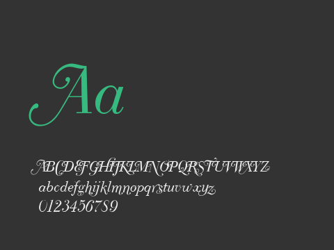 Bodoni Classic Swashes