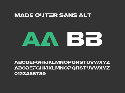 MADE Outer Sans Alt