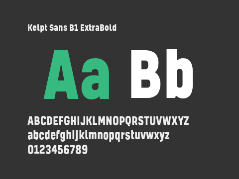 Kelpt Sans B1 ExtraBold