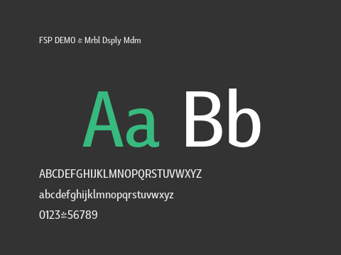FSP DEMO - Mrbl Dsply Mdm