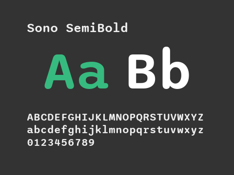 Sono SemiBold