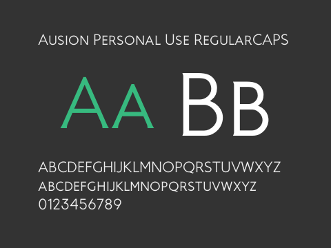 Ausion Personal Use RegularCAPS