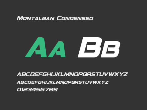 Montalban Condensed