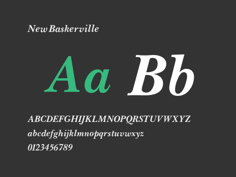 New Baskerville