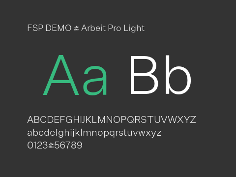 FSP DEMO - Arbeit Pro Light