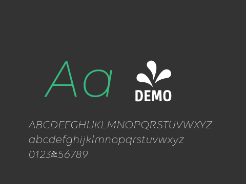 FSP DEMO - Volte Light Italic