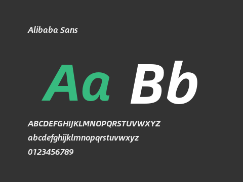 Alibaba Sans