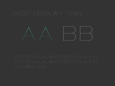 Rigid Display Thin