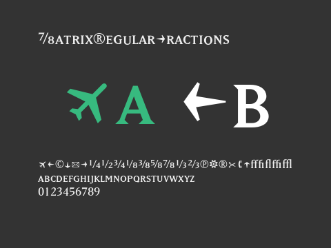 MatrixRegularFractions