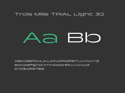 Trois Mille TRIAL Light 32