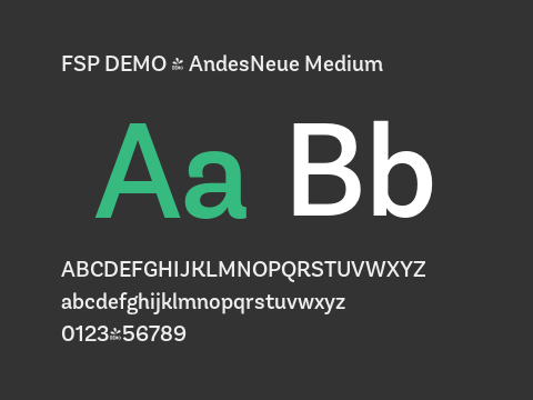 FSP DEMO - AndesNeue Medium