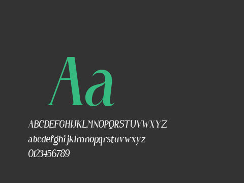 Angkora Volk Italic