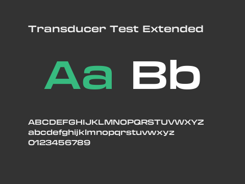 Transducer Test Extended