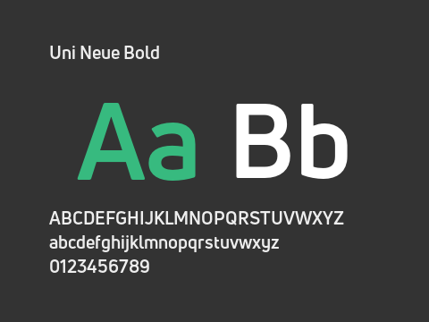 Uni Neue Bold