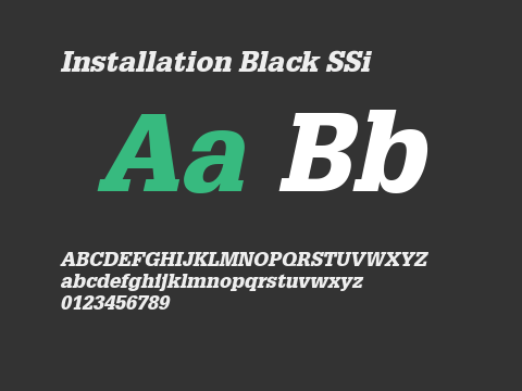 Installation Black SSi