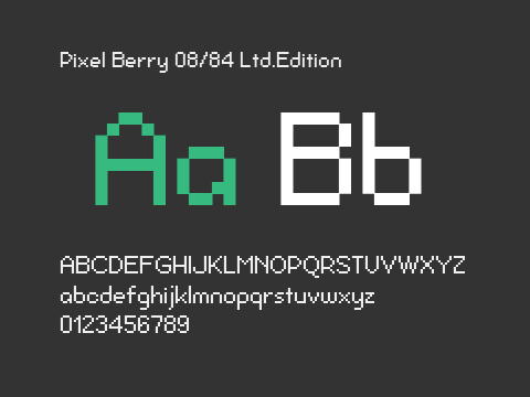 Pixel Berry 08/84 Ltd.Edition