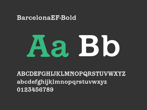 BarcelonaEF-Bold