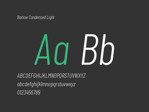 Barlow Condensed Light